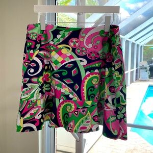 Melly M Fishers flounce skort size large with hidden zip pockets